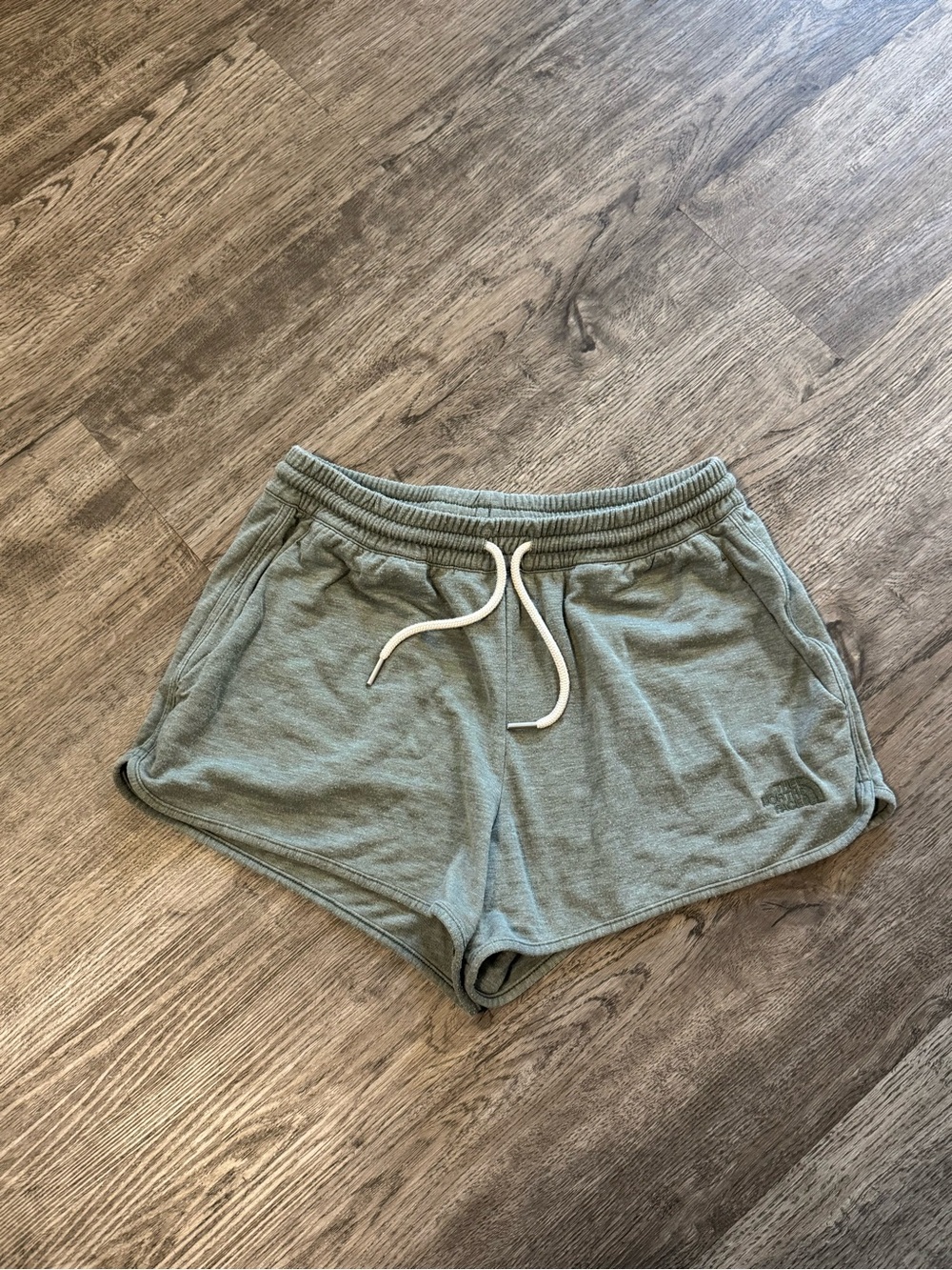 The North Face Women's Sage Green Athletic Drawstring Shorts